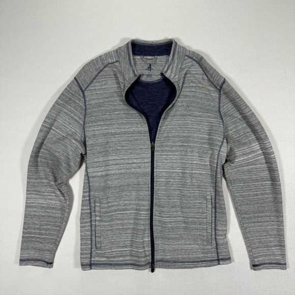 JOHNNIE-O WILLEM FULL-ZIP LIGHTWEIGHT JACKET IN STORMFRONT men large - Picture 10 of 10